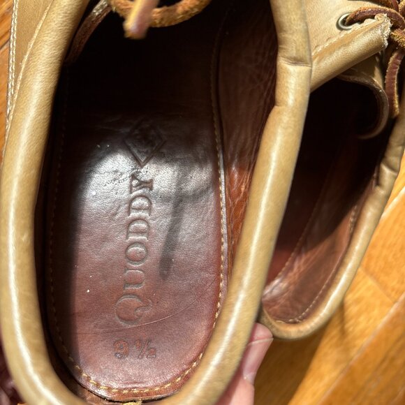 Quoddy Blucher Mocassins Mocs 9.5 Men's USA Handmade - Picture 2 of 16